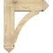 Ekena Millwork Thorton Arts and Crafts Rough Sawn Bracket w/ Offset Brace, Douglas Fir, 8"W x 26"D x 30"H BKT0806X26X30THR03RDF - alternate 2